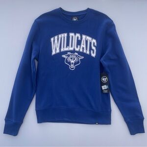 NWT ’47 Kentucky Wildcats Blue Crewneck Sweatshirt Medium